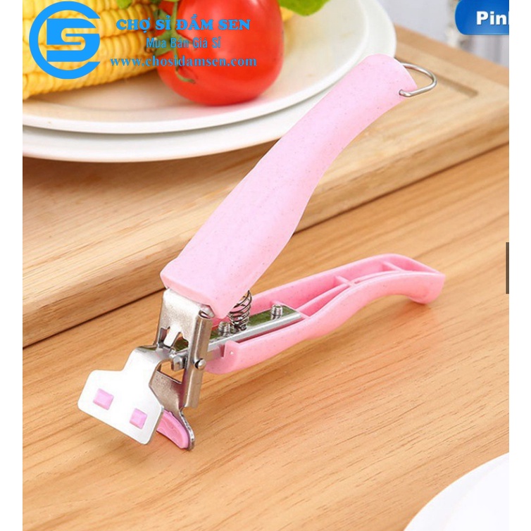 (CaoCấp nút đệm silicon)Kẹp Gắp Đồ Nóng, Đồ Hấp KIM LOẠI Thông Minh - Dụng Cụ Gắp Inox Có Lò Xo G309-Kepnong