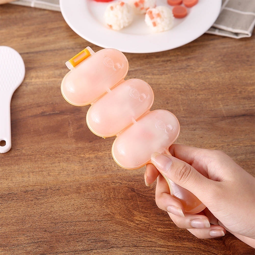 Khuôn làm cơm nắm sushi bằng nhựa không độc hại tiện dụng