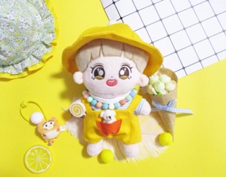 Set áo + yếm cho doll 20cm