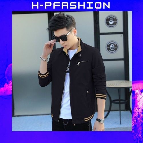 Áo Khoác Nam Kaki 🔵 𝐅𝐑𝐄𝐄 𝐒𝐇𝐈𝐏 🔵 Áo Khoác Nam Đẹp Cao Cấp Có Túi Trong Tiện Lợi HpFashion - Akkknhp04