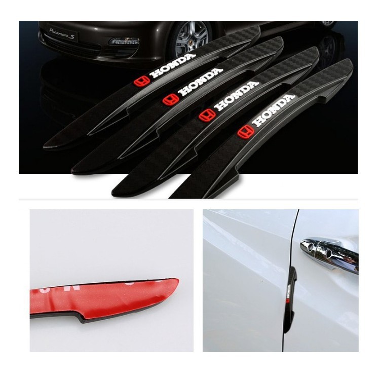 BỘ 4 Cánh Nẹp Chống Va Đập Cửa Xe Ô Tô chữ Sport