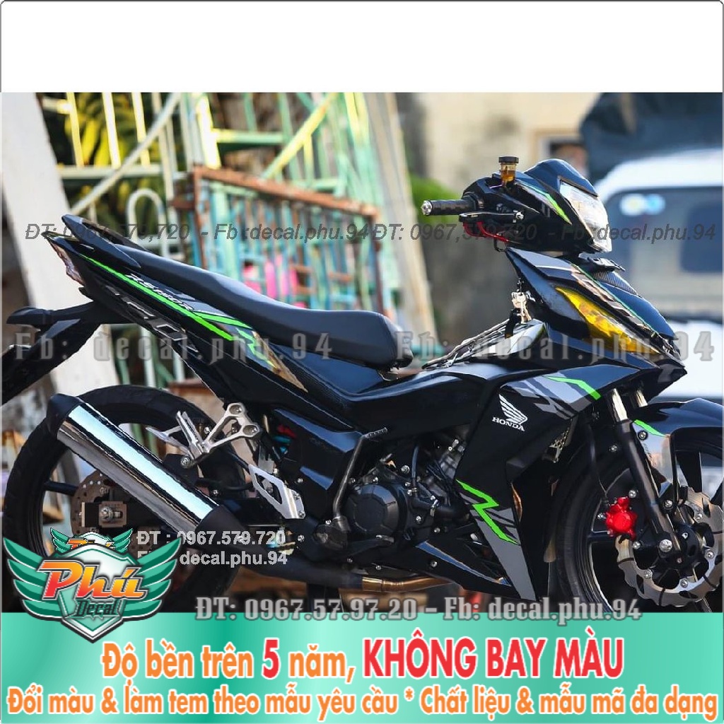 Tem Rời Winner đen nhám Rs chỉ xanh (K) -1