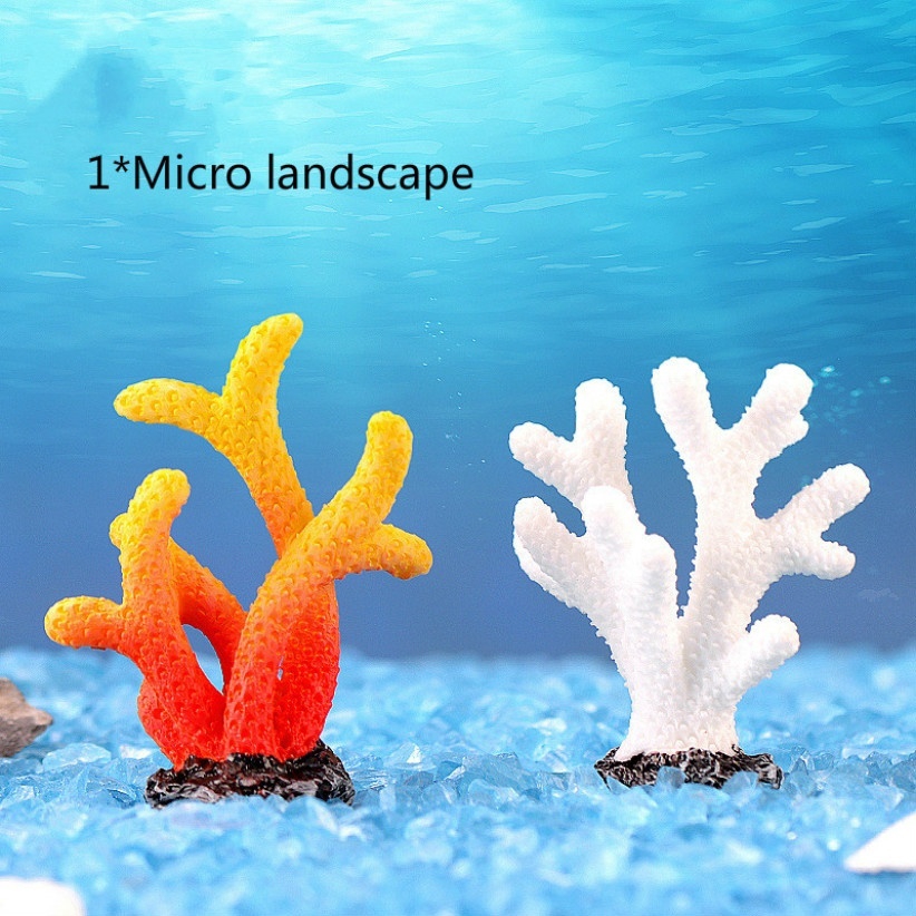 1 San Hô Nhựa Trang Trí Bể Cá