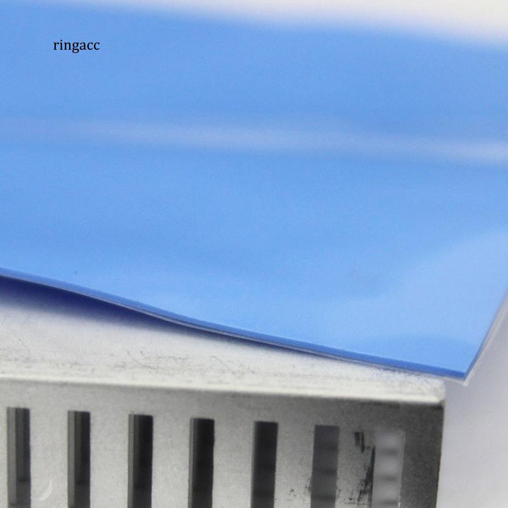 Tấm silicone tản nhiệt làm mát 100mm x 100mm x 0.5mm tiện dụng cho CPU GPU
