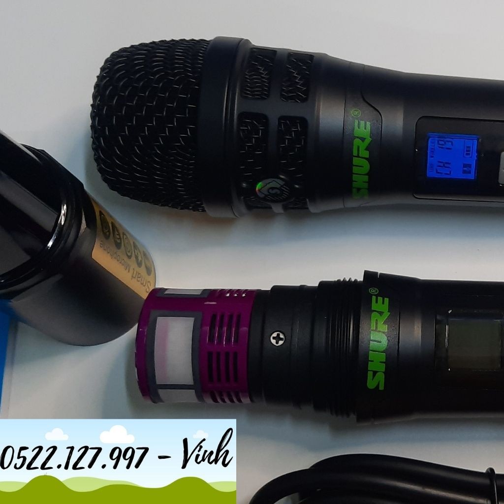 Micro không dây SHURE UGX-23 Chính hãng, 4 râu tiếp sóng - Gia Khang Audio