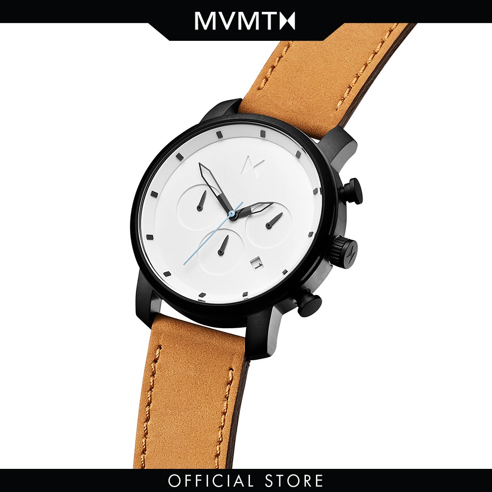 Đồng hồ Nam MVMT dây da 40mm - Chrono 40 D-MC02-WBTL | BigBuy360 - bigbuy360.vn