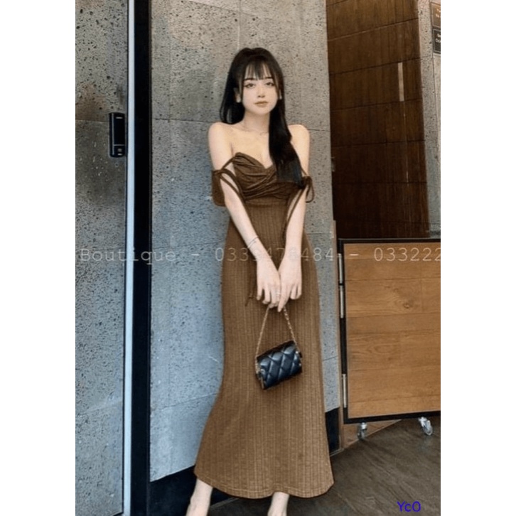 (Free Ship) ĐẦM THUN GÂN HAI DÂY DÁNG ÔM BODY CHẤT VẢI MỀM MẠI CỰC SEXY UP Shop VLTN