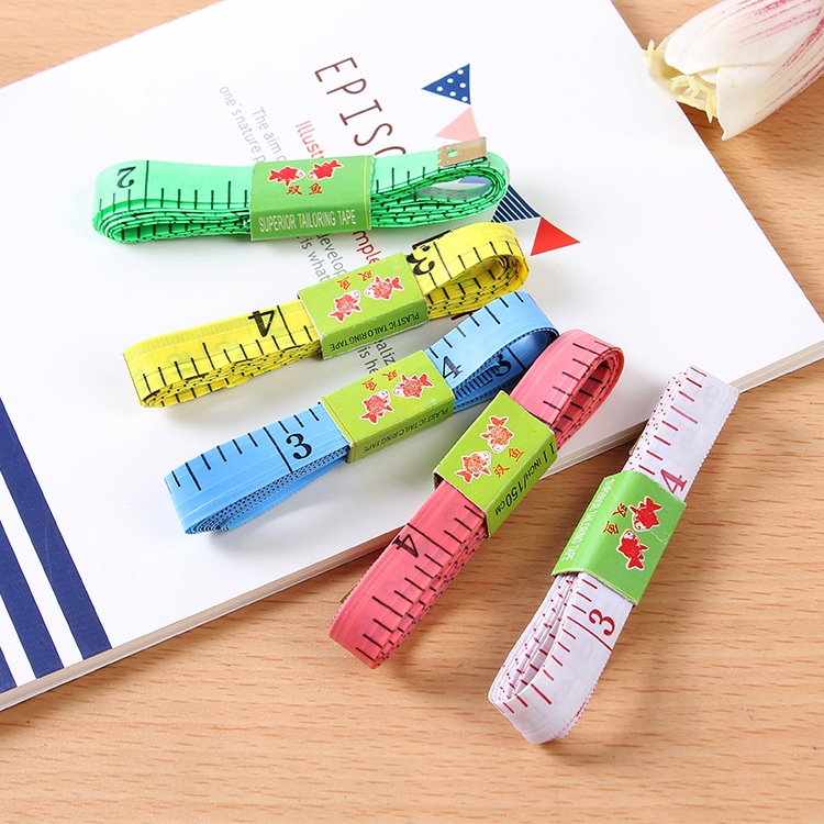 Thước Dây Do 1,5m | Thước Đo Vòng Eo, Thước Thợ May - Chiều Cao | Nhiều Màu Sắc Bền Đẹp