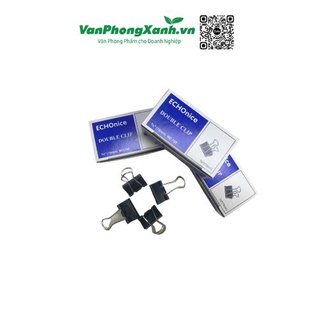 Kẹp sắt đen 19mm Văn Phòng Xanh