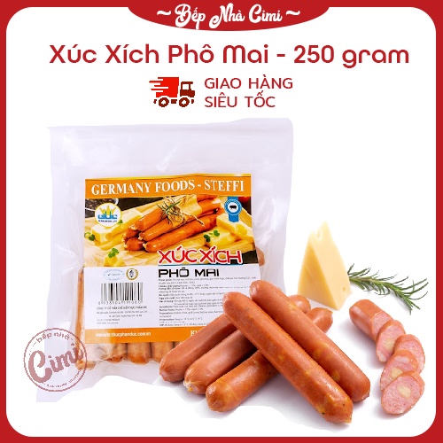 Xúc Xích Phô Mai Đức Steffi - Xúc Xích Phomai 250g - Bếp Nhà CIMI | BigBuy360 - bigbuy360.vn