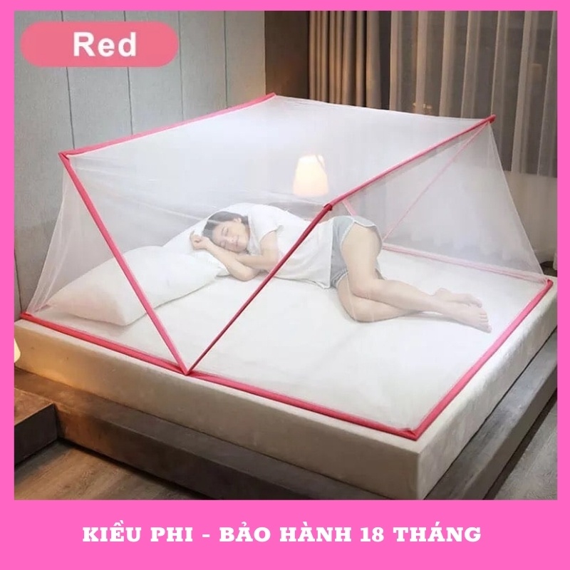 Màn chụp tự bung gấp gọn kiểu xếp tiện dụng -  Mùng chụp tự bung người lớn thông minh Kiều Phi BH 18th