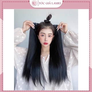 ❤️FREESHIP❤️Tóc giả kẹp u thẳng ms025