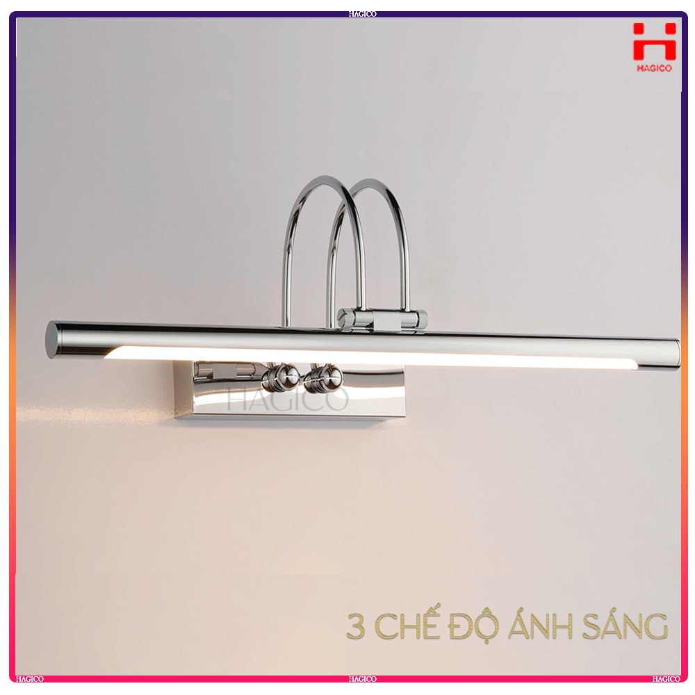 Đèn gương thân xi