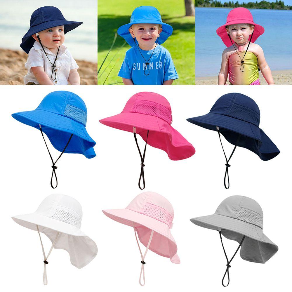 Mũ Rộng Vành Chống Nắng Có Thể Điều Chỉnh Kích Cỡ Dành Cho Trẻ Em