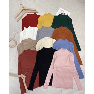 áo len cổ 3 phân