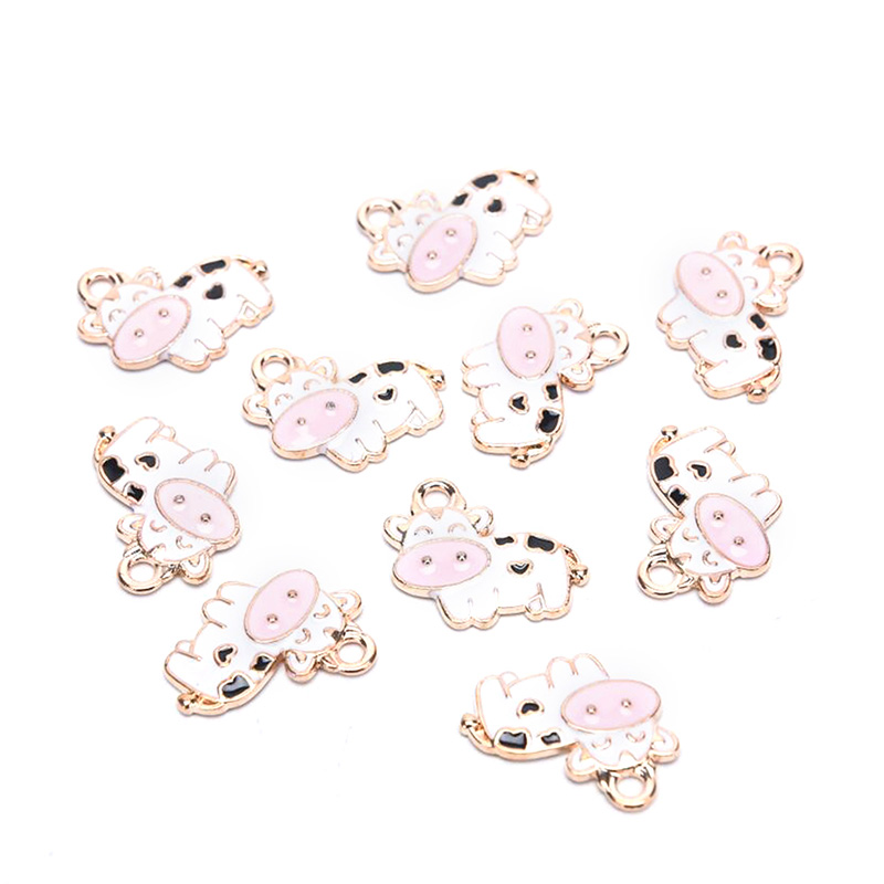 Bộ 10 Chú Bò Sữa Trang Trí Thủ Công