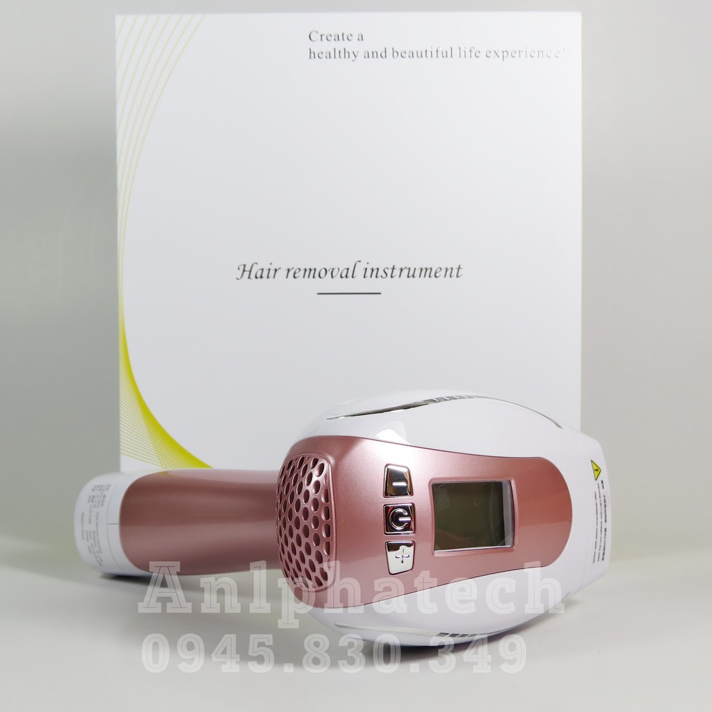 Máy Triệt Lông Vĩnh Viễn Cầm Tay Mini Cá Nhân Tại Nhà Công Nghệ IPL Bosidin D-1119 Anh Quốc, Có Kèm Đầu Trẻ Hóa Da
