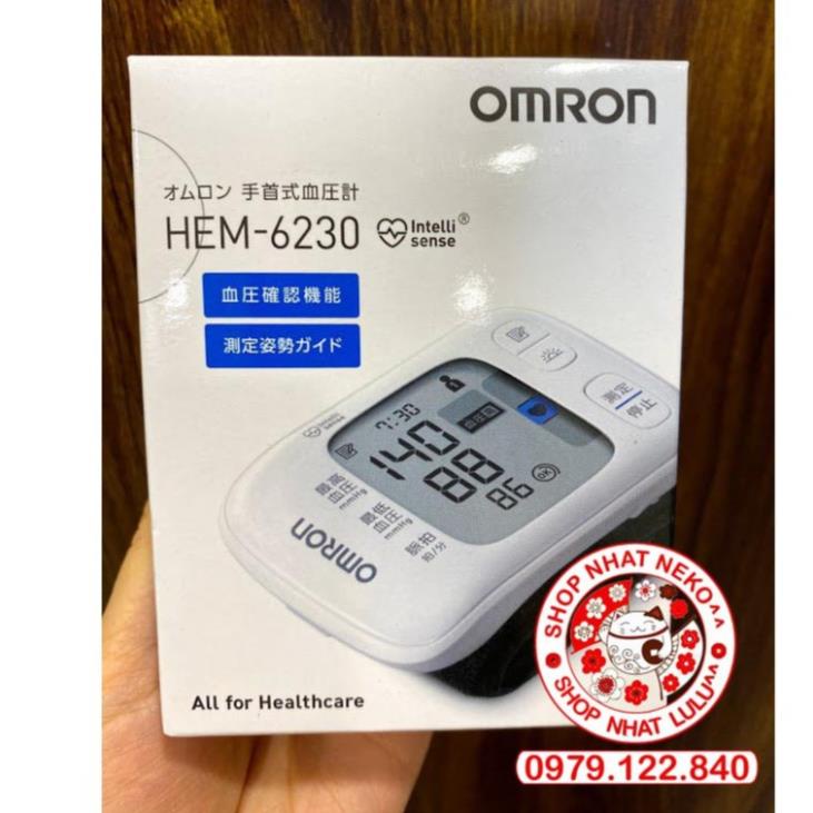 máy đo huyết áp Omron HEM -6230 đo cổ tay Nhật bản nội địa $