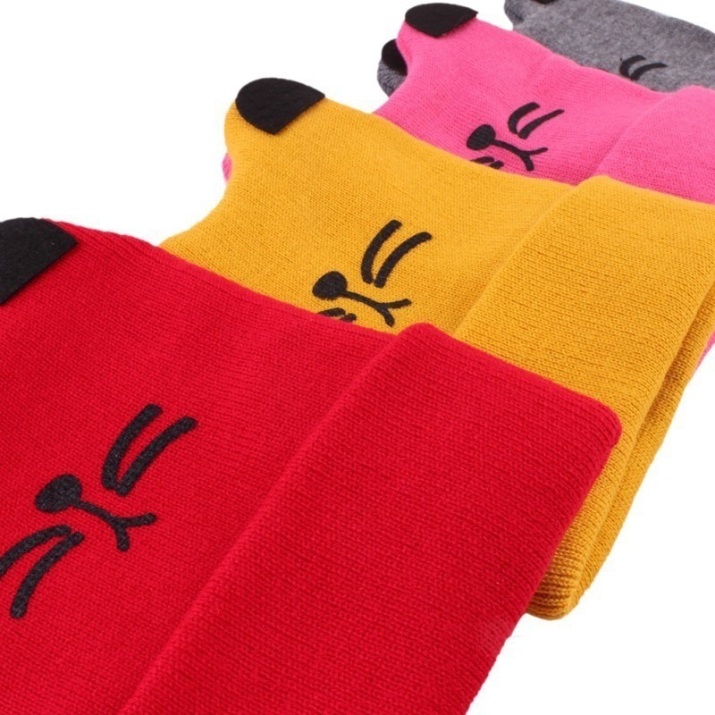 Mũ len tai mèo đáng yêu cho bé