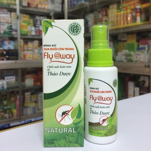 Tinh dầu đuổi muỗi Fly@way 60ml, an toàn cho bé