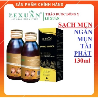 Sạch mụn thâm lexuan cosmetics 130ml sạch mụn trứng cá mụn ẩn mụn đầu đen tinh chất ngừa mụn lê xuân hiệu quả sau 2 tuần