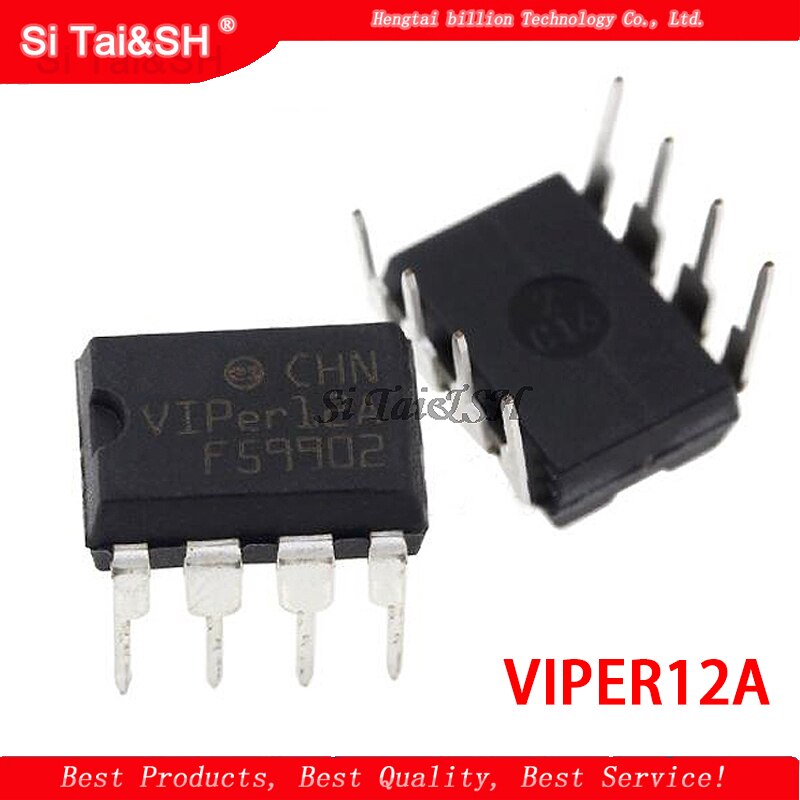 10PCS VIPER12A DIP8 VIPER12 DIP 12A DIP-8 new and original IC