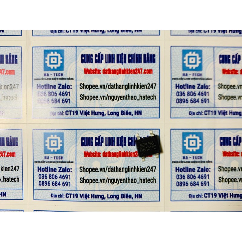 khuyến mại Chỉnh Lưu Cầu - Diode Cầu DB107 107 1A 1000V SOP-4 Mới Chính Hãng