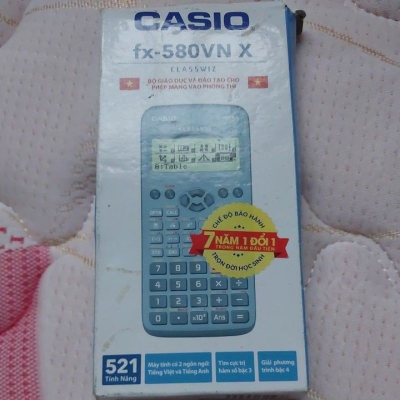 Máy tính Casio FX 580VN X - Xanh