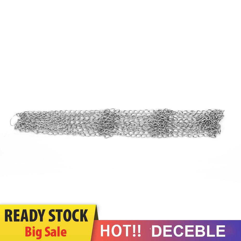 Deceble Sports Basketball Hoop Metal Net Outdoor Backboard Goal Rim Chain Mesh