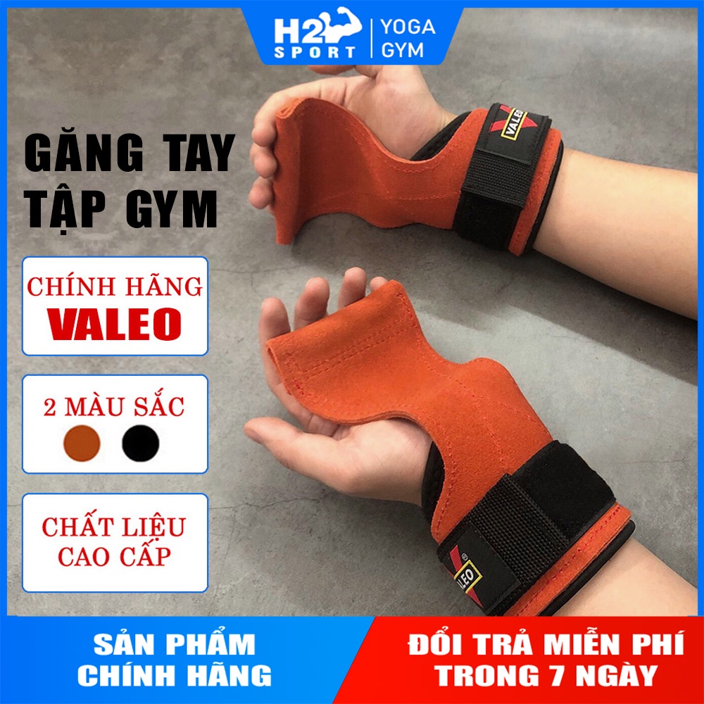 GĂNG TAY TẬP GYM- DÂY KÉO LƯNG VALEO CHẤT LIỆU CAO CẤP HỖ TRỢ DEADLIFT, NÂNG TẠ, LÊN XÀ [1 Đôi]