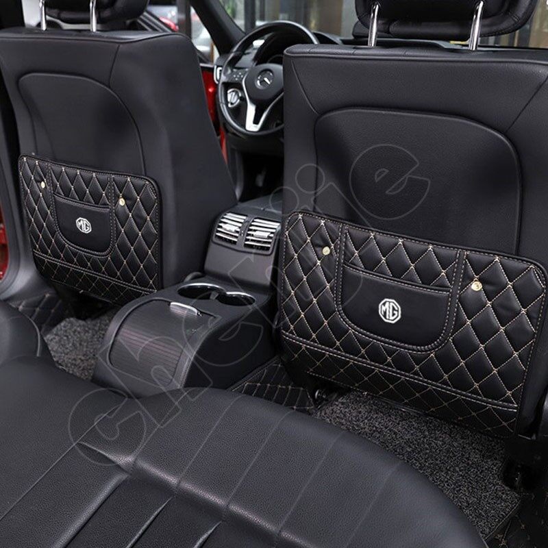 Túi Da Bảo Vệ Lưng Ghế Xe Hơi Chất Lượng Cao Cho MG TF ZR EV GS EZS RX5 ZT 3SW Saloon ZS MG3 MG5 MG6 GT HS