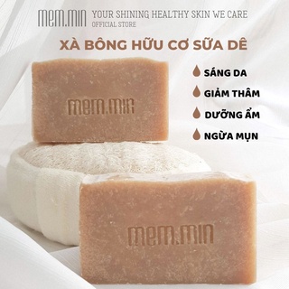 Xà bông hữu cơ sữa dê . dưỡng da với sữa dê tươi. tẩy da chết với yến mạch. 100% tự nhiên. 70% nguyên liệu hữu cơ