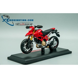Xe Mô Hình Ducati Hypermotard 1100S 1:18 Maisto (Đỏ)