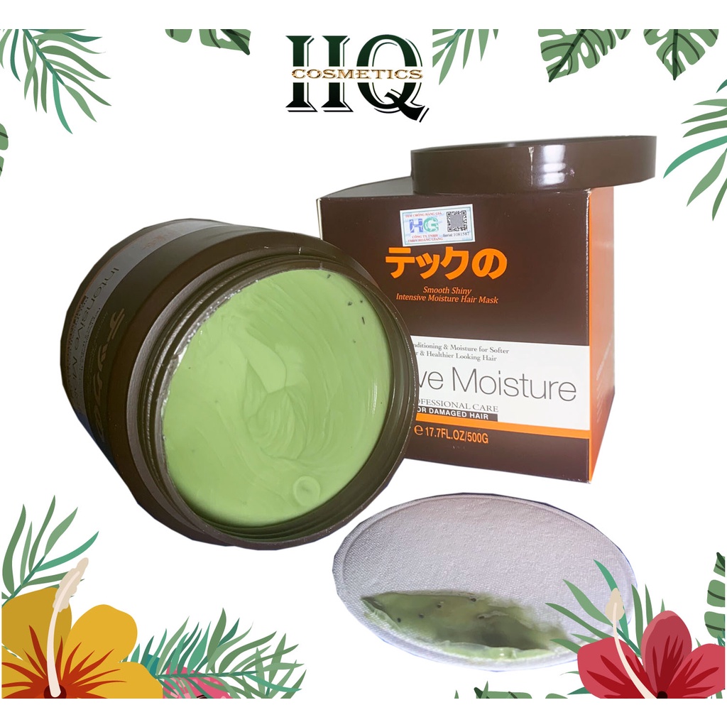 Hấp Ủ Phục Hồi Siêu Mượt Rong Biển Trà Xanh Meiki Green Tear 500/1000ml