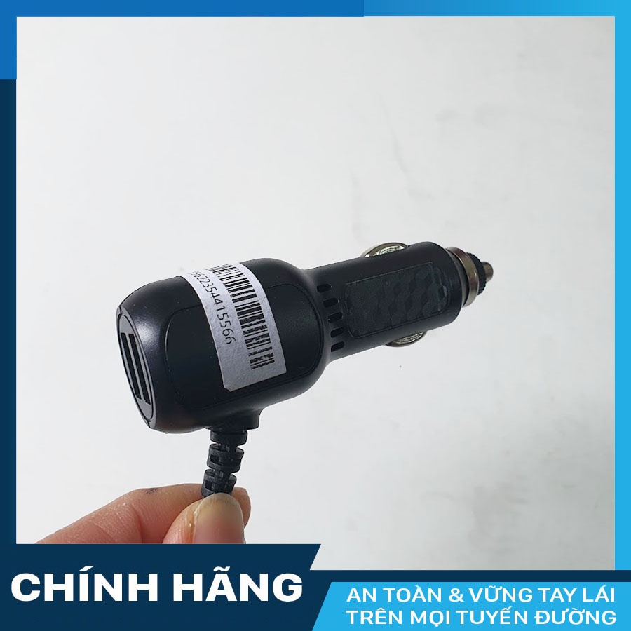 Nguồn sạc camera hành trình ô tô cao cấp Laika F1 có cổng sạc USB - Bảo hành 24 tháng