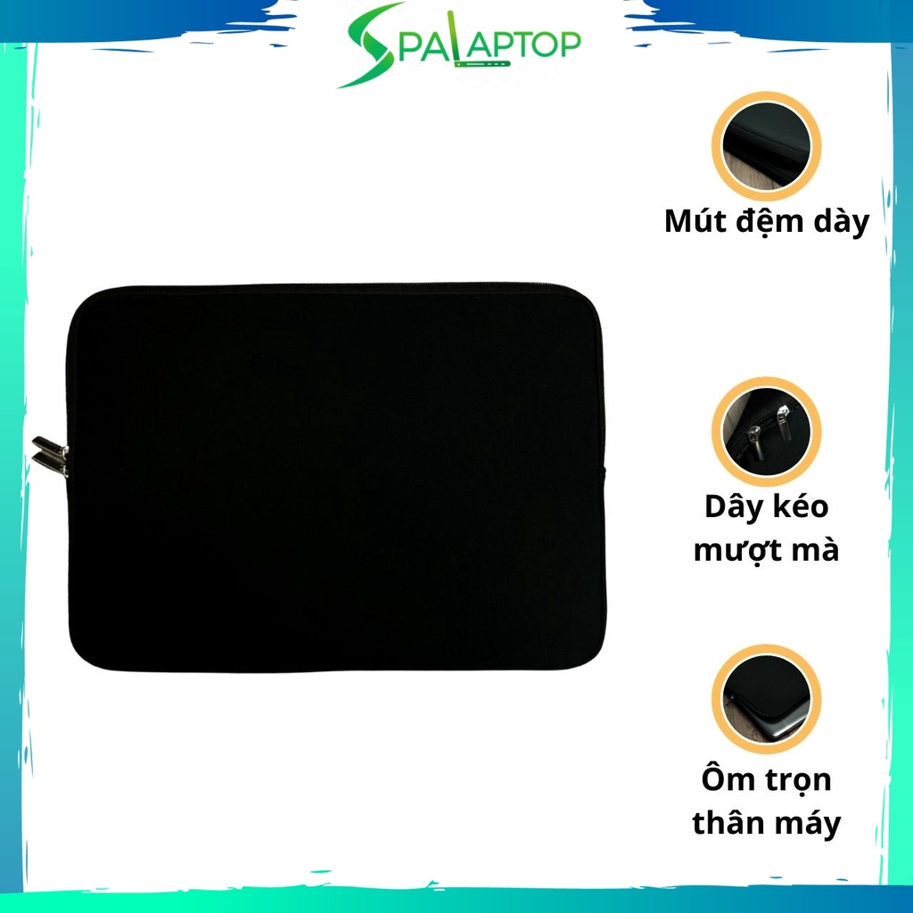 Túi chống sốc Laptop, Macbook vải dày siêu êm ái 13 tới 15.6 inch - Spa Laptop