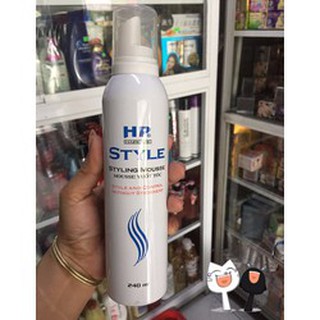 Mousse vuốt tóc HP style 240ml Xanh