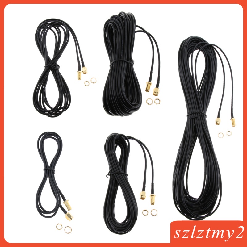 Dây Cáp Ăng Ten Nối Dài 1m Chuyển Đổi Rp-Sma Sang Lan | BigBuy360 - bigbuy360.vn