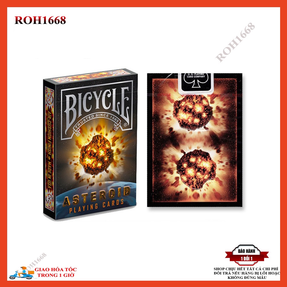 Bộ Bài Bicycle Asteroid Playing Cards (Hàng Mỹ)