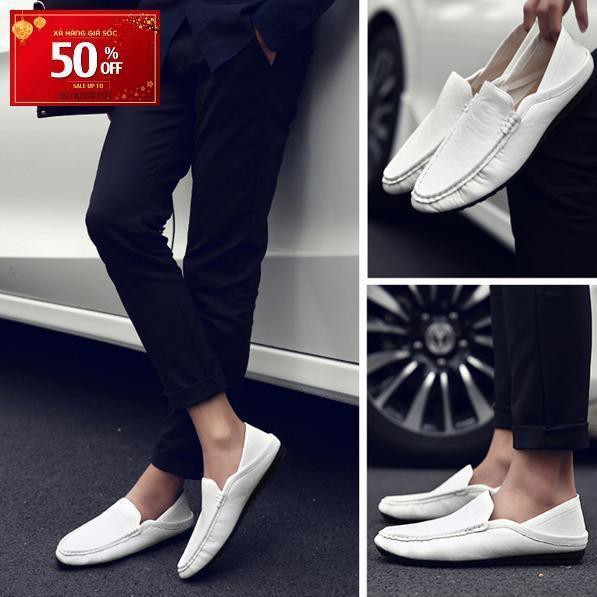 GIÀY LƯỜI NAM DA MỀM SANG TRỌNG TRẺ TRUNG 3FASHION - MSP 2881