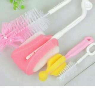 [mẫu mới] Bộ Cọ rửa bình sữa 5 chi tiết⚡freeship⚡cọ rửa bình sữa, núm ti và ống hút siêu sạch, siêu rẻ