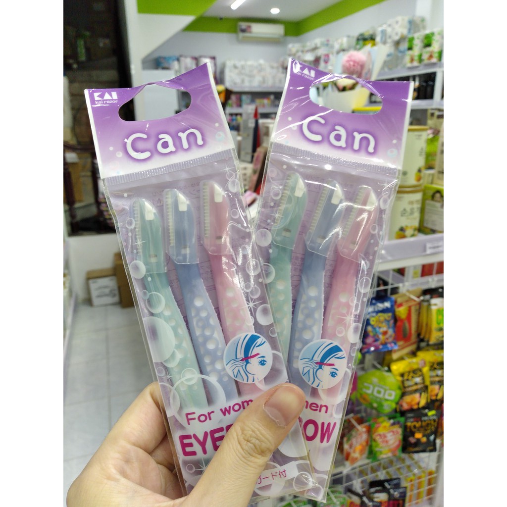 Set 3 dao cạo lông mày CAN KAI