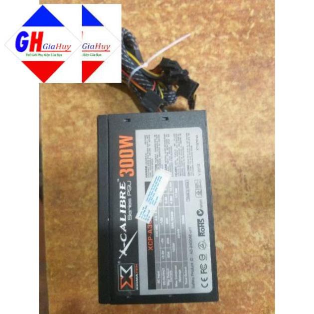 Nguồn máy tính 300w dây dài có nguồn phụ 6 pin