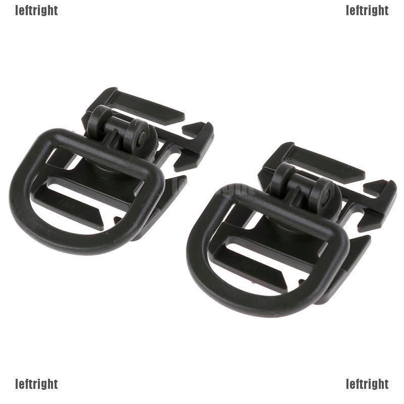 GIÁ RẺ2pc Swivel D Ring Clip Webbing Clamp Tactical Backpack Attach Strap Hang Outdoor
