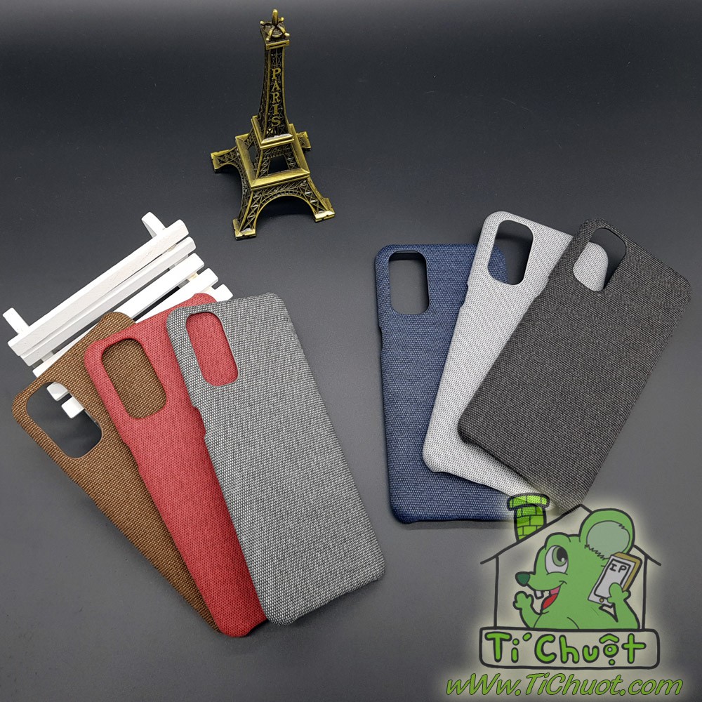 [Cao Cấp] Ốp Lưng OPPO Reno4 Bọc Vải Fabric