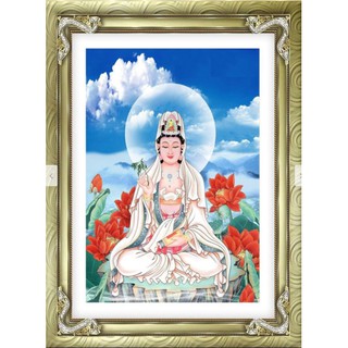 Tranh đính đá 5D , Tranh Quan thế âm bồ tát