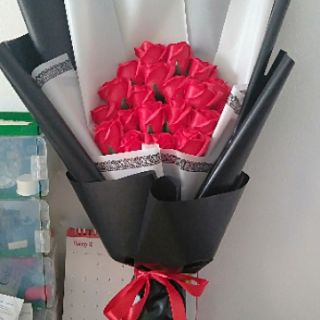 Bó  hoa hồng  sáp  20 bông