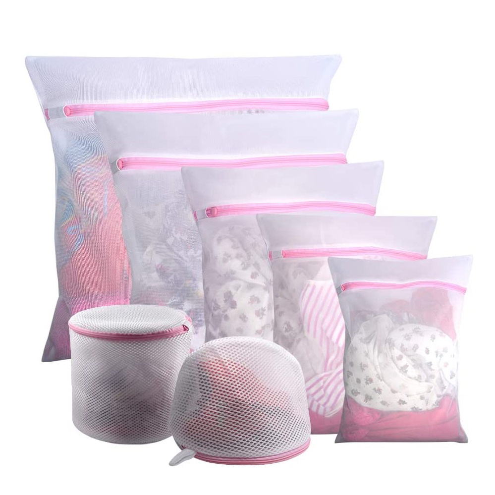 [Hot Promos] Túi Lưới Đựng Đồ Lót / Vớ / Đồ Lót Trong Máy Giặt Khóa Kéo Bền Bỉ Dùng Khi Đi Du Lịch
