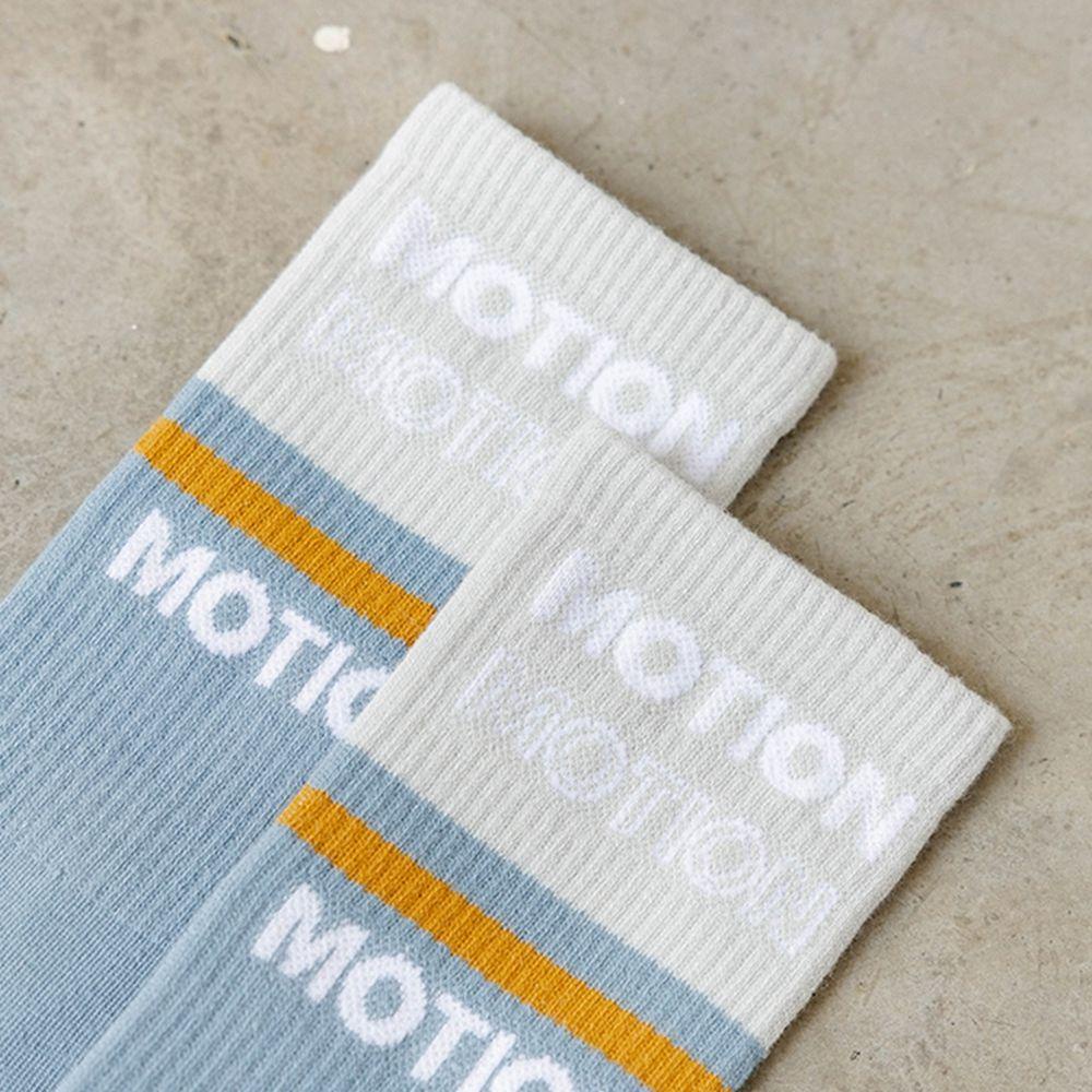 IVORY Vớ Cotton Cổ Cao Họa Tiết Kẻ Sọc Đơn Giản Thoải Mái Thời Trang Cho Nam