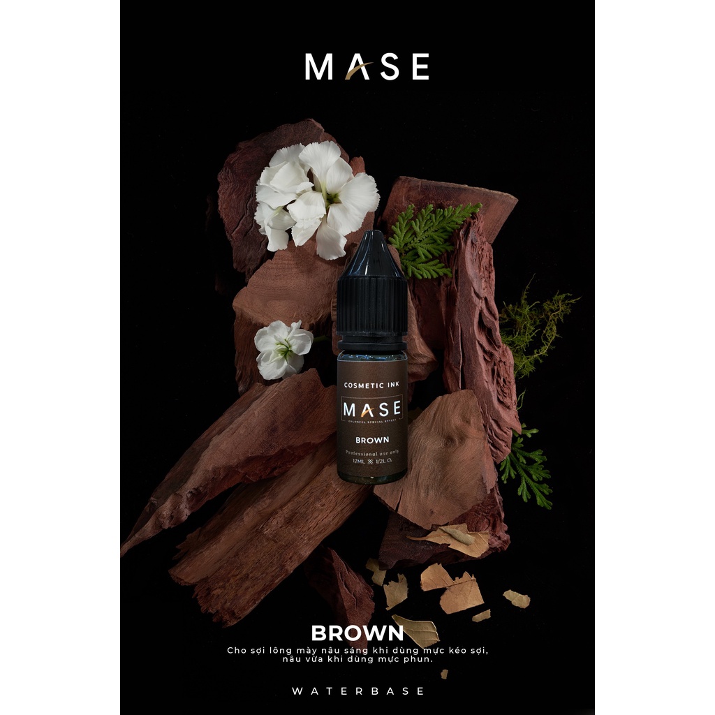 [ CHÍNH HÃNG ] Mực mày Mase mini size 3,3ml, fullsize 10ml